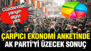 Cüzdandaki yangın algıyı yıktı: Çarpıcı ekonomi anketinde AK Parti'yi üzecek tercih