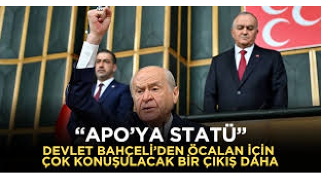 Devlet Bahçeli apo için...