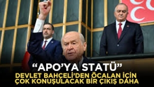 Devlet Bahçeli apo için...