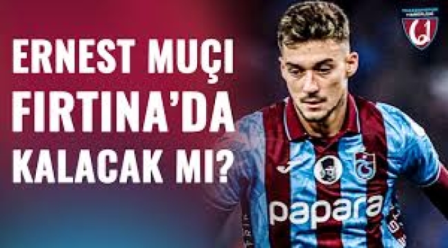 Muçi Trabzonspor'da kalacak mı? Maç sonu görüşünü açıkladı