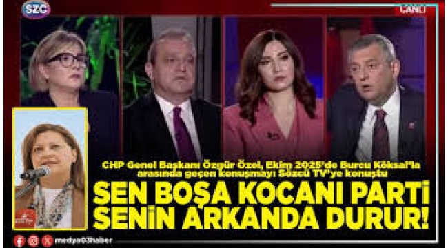 Özgür Özel'den Burcu Köksal açıklaması: 'Boşa kocayı, partiye bunu yapma dedim'