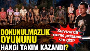 Survivor'da dokunulmazlığı hangi takım kazandı? 