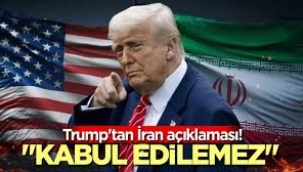 Trump: İran'ın yanıtını beğenmedim, kabul edilemez