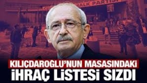 Kemal Kılıçdaroğlu'nun kara listesi sızdı! Ağır toplara ihraç şoku…