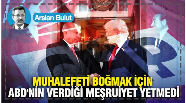 Muhalefeti boğmak için ABD'nin verdiği meşruiyet yetmedi