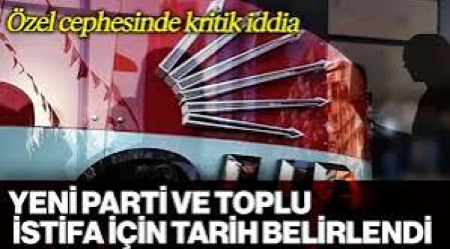 Özgür Özel hakkında bomba iddia: Yeni parti ve toplu istifa için tarih belirlendi…