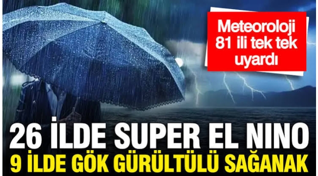 26 şehirde aşırı sıcaklar, 9 ilde gök gürültülü sağanak