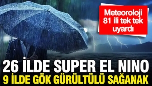 26 şehirde aşırı sıcaklar, 9 ilde gök gürültülü sağanak