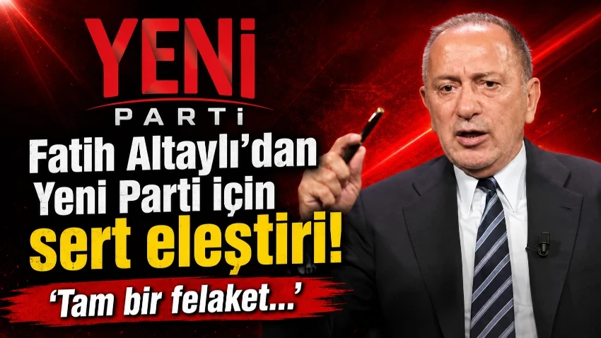 Fatih Altaylı'dan Yeni Parti'nin logosuna sert eleştiri! 'Tam bir felaket…'