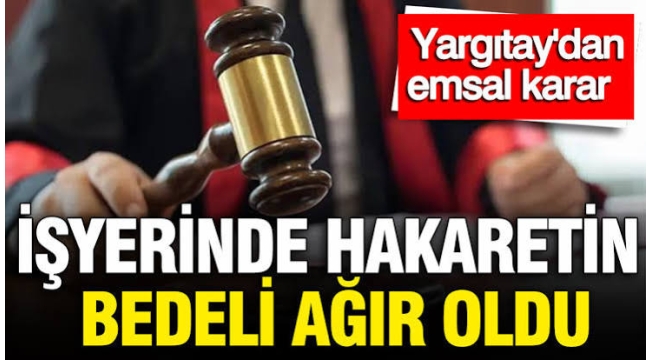 İş yerinde küfür etmenin bedeli ağır oldu