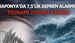 Japonya'da korkutan deprem!