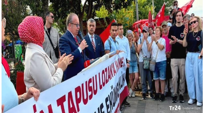 Lozan'ın yıl dönümünde... Heybeliada'da Ruhban Okulu protestosu