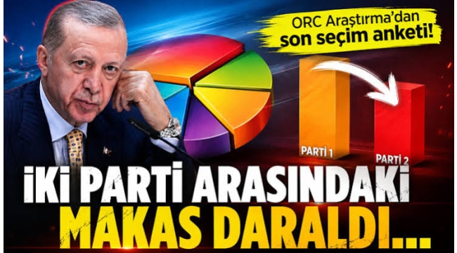 ORC Araştırma'dan son seçim anketi: İki parti arasındaki makas daraldı!