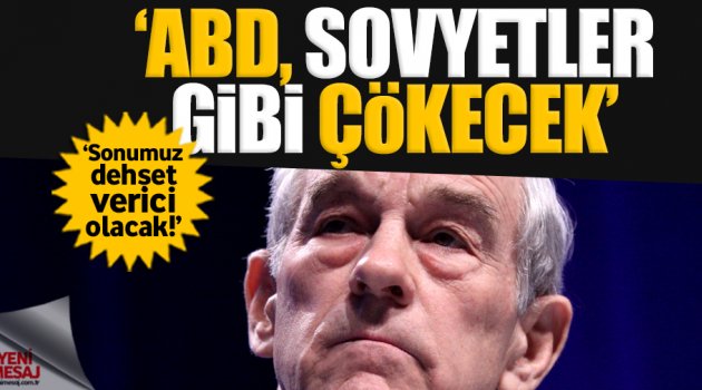 ABD batıyor! Sovyetler nasıl çöktüyse.