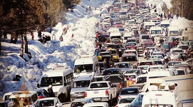 Adana'da kar yoğunluğu