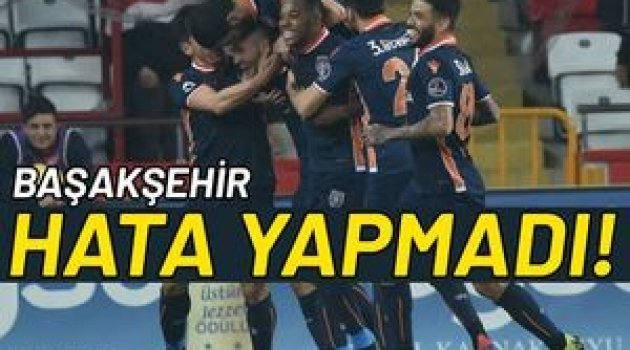 Antalyaspor-0 Başakşehir 1 Lider Galip