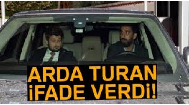 Arda Turan 3 saat süren ifadesinin ardından emniyetten ayrıldı