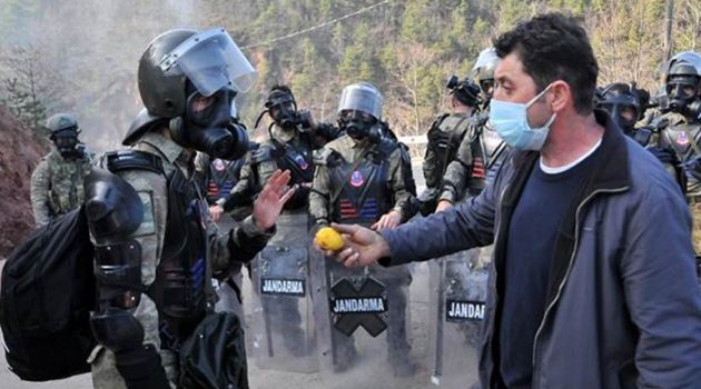 Artvin Cerattepe'ye polis ve jandarma takviyesi