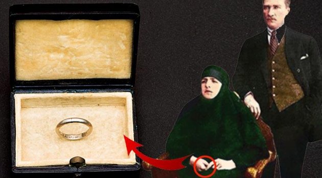 Ata'nın alyansı... İşte Atatürk'ün Latife Hanım'a taktığı nikâh yüzüğü