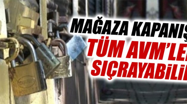 Avm'ler de Kriz büyüyor