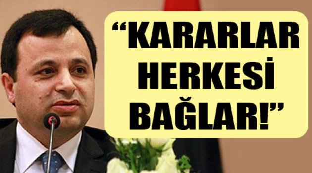 AYM Başkanı Arslan'dan Erdoğan'a yanıt