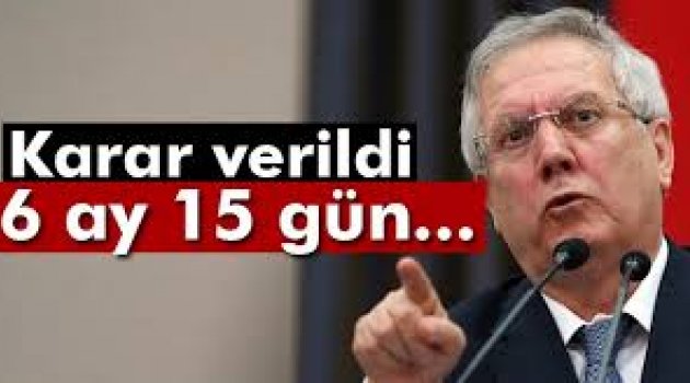 Aziz Yıldırım'a 6 ay hak mahrumiyeti cezası