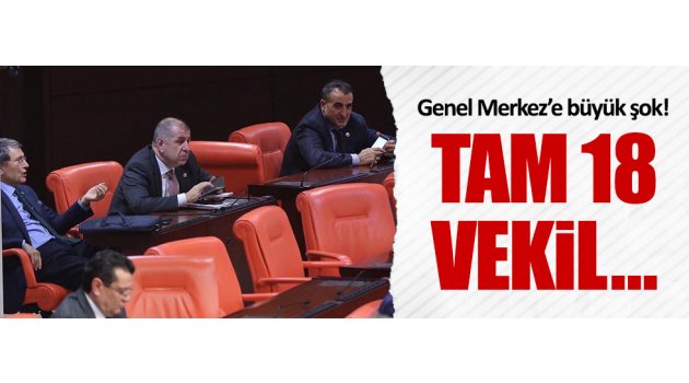 Bahçeli'ye büyük şok