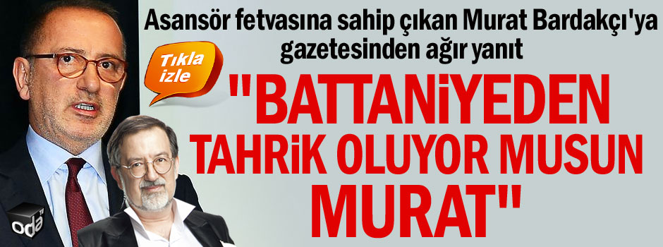 "Battaniyeden tahrik oluyor musun Murat"