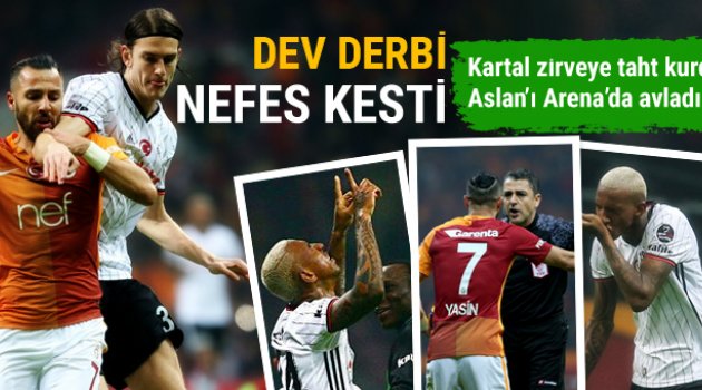 Beşiktaş Galatasaray'ı tek golle devirdi