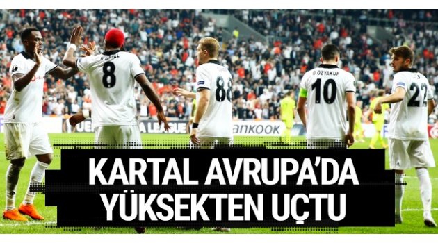 Beşiktaş Sarpsborg'u devirdi 3-1