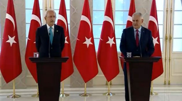 Binali Yıldırım ve Kemal Kılıçdaroğlu'dan ortak açıklama
