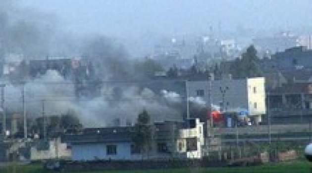 Çatışmalar şiddetlendi! Dumanlar yükseliyor.VİDEO