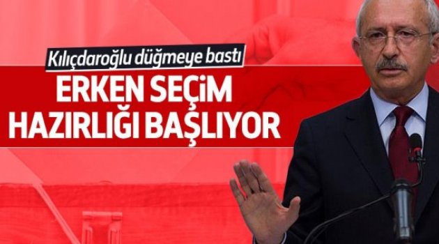 CHP'den flaş erken seçim kararı