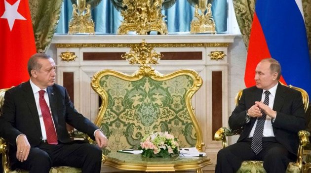 Cumhurbaşkanı Erdoğan, Rusya lideri Putin ile bir araya geldi