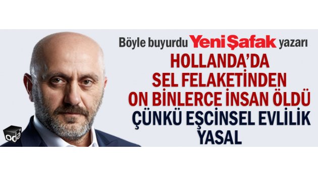 Çünkü eşcinsel evlilik yasal