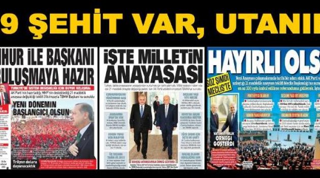 Dertleri bugün bile başkanlık... 38 Şehit var utanın.