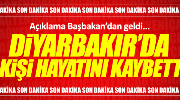 Diyarbakır'da patlama!