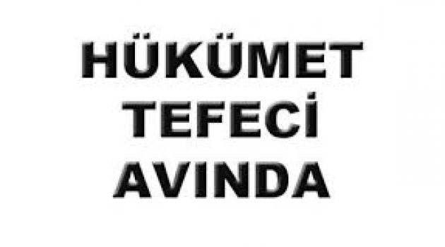 Ekonomi tefeciye teslim