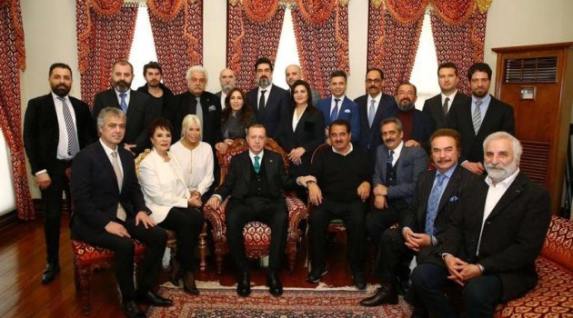 Erdoğan'a ünlü isimlerden doğum günü ziyareti