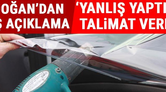 Erdoğan: Cam Filminde Yanlış Yaptılar, Düzeltilmesi İçin Talimat Verdim