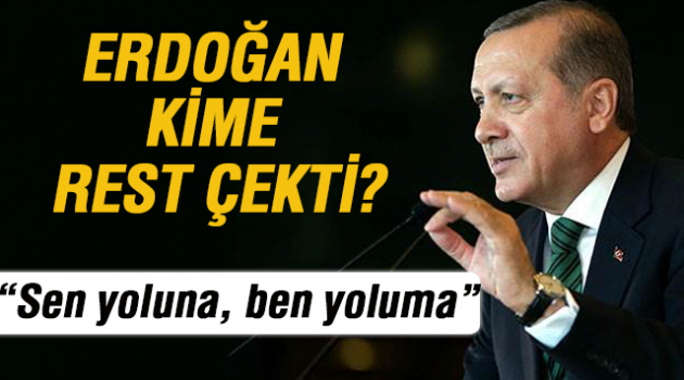Erdoğan Davutoğlu'na teşekkür etti
