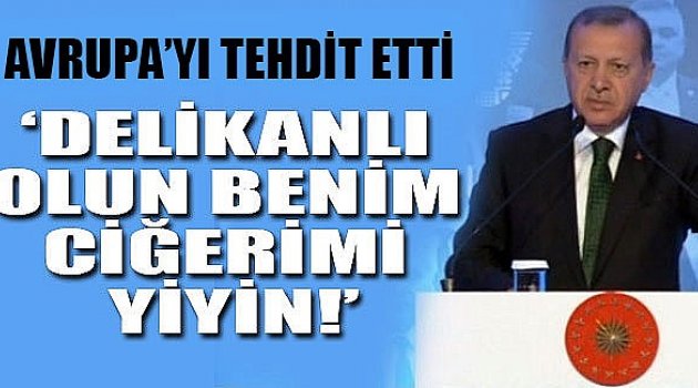 Erdoğan: Hassas olmasak