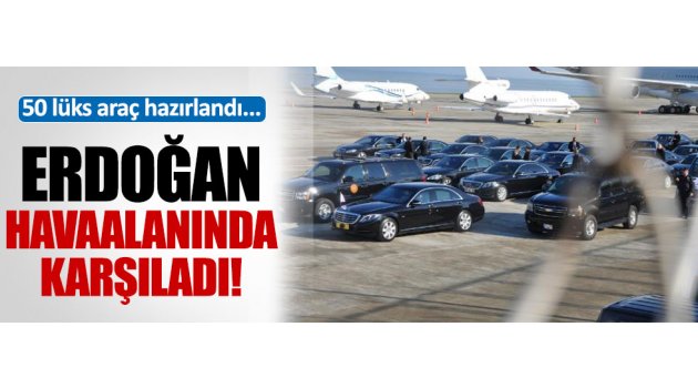Erdoğan, Katar Emiri'ni havaalanında karşıladı