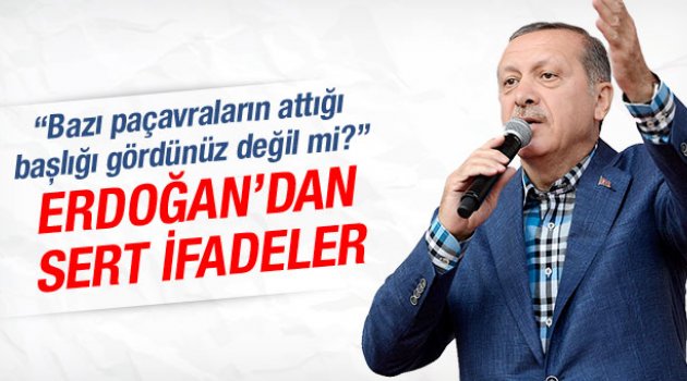 Erdoğan'dan flaş Ankara saldırısı açıklaması