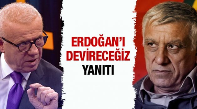 Erdoğan'ı devireceğiz diyen Cemil Bayık'a yanıt