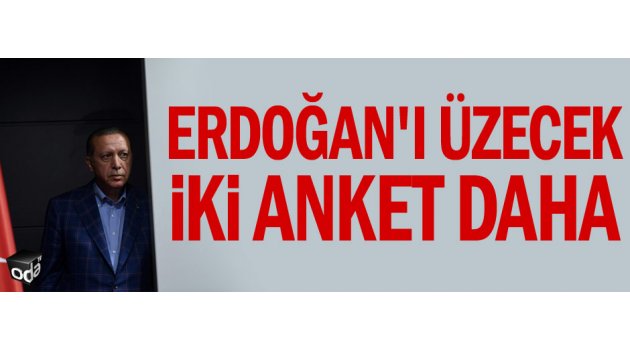 Erdoğan'ı üzecek iki anket