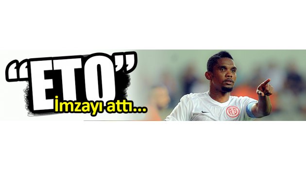 Eto'o Beşiktaş'ta iddiası