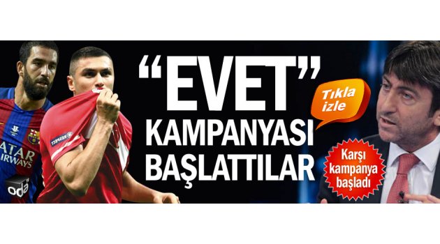 "Evet" kampanyası başlattılar