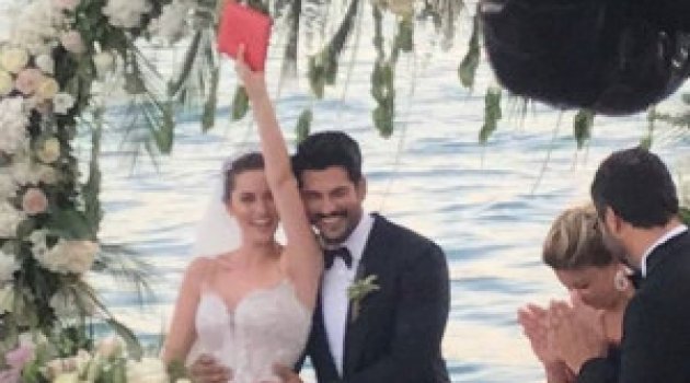 Fahriye Evcen ve Burak Özçivit  evlendi