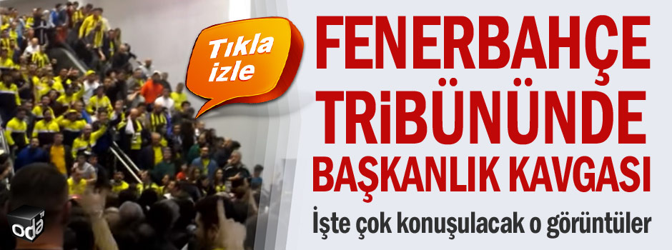 Fenerbahçe tribününde başkanlık kavgası